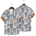 Detroit Tigers Tiki Floral Hawaiian - Adult & Kids T-Shirts, Sweatshirts & Hoodies apparel design preview 1