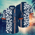 Detroit Tigers Classic Hibiscus Floral Hawaiian - Adult & Kids T-Shirts, Sweatshirts & Hoodies apparel design preview 1