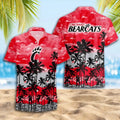 Cincinnati Bearcats Hawaiian Sunset Palms Design - Adult & Kids T-Shirts, Sweatshirts & Hoodies apparel design preview 1