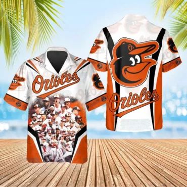 Baltimore Orioles Team Pride Celebration Hawaiian - Adult & Kids T-Shirts, Sweatshirts & Hoodies apparel design preview 1