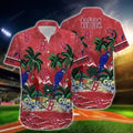 Boston Red Sox Tropical Parrot Paradise Hawaiian - Adult & Kids T-Shirts, Sweatshirts & Hoodies apparel design preview 1