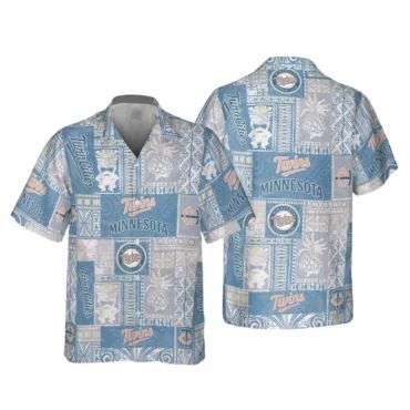 Minnesota Twins Palm Paradise Hawaiian - Adult & Kids T-Shirts, Sweatshirts & Hoodies apparel design preview 1