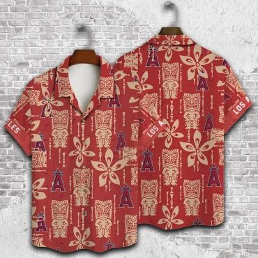 Los Angeles Angels Tiki Tribal Hawaiian - Adult & Kids T-Shirts, Sweatshirts & Hoodies apparel design preview 1