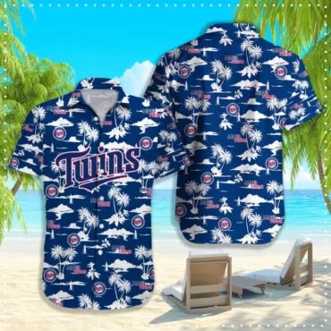 Minnesota Twins Beach Escape Hawaiian - Adult & Kids T-Shirts, Sweatshirts & Hoodies apparel design preview 1