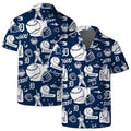 Detroit Tigers Baseball Sketch Hawaiian - Adult & Kids T-Shirts, Sweatshirts & Hoodies apparel design preview 1