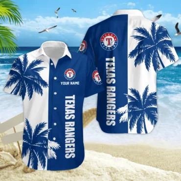 Texas Rangers Palm Coast Custom Hawaiian - Adult & Kids T-Shirts, Sweatshirts & Hoodies apparel design preview 1