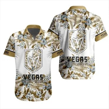 Vegas Golden Knights Floral Majesty Hawaiian - Adult & Kids T-Shirts, Sweatshirts & Hoodies apparel design preview 1