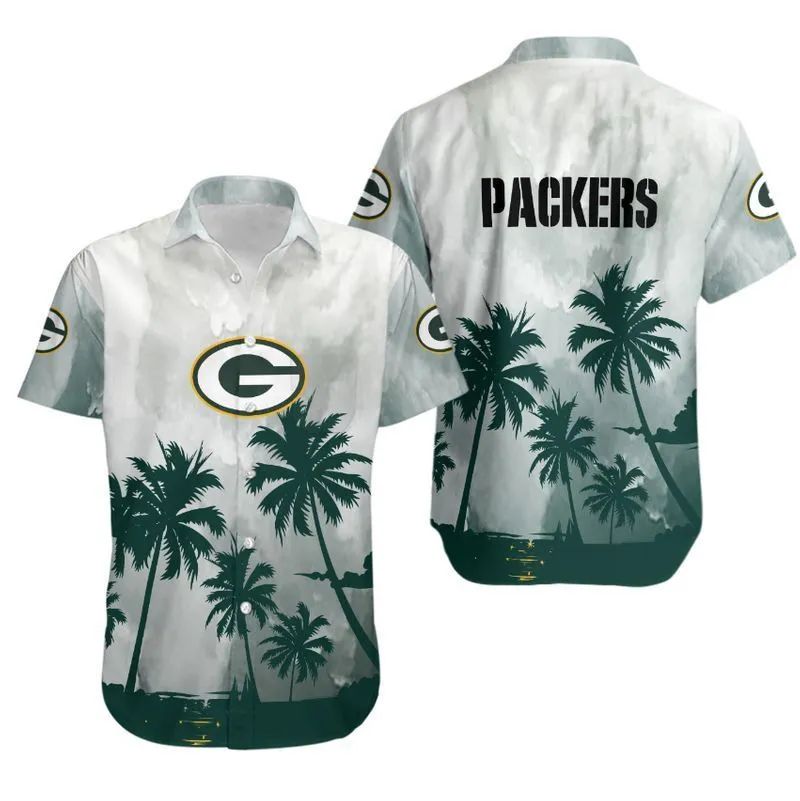 Green Bay Packers Hawaiian Island Breeze Design - Adult & Kids T-Shirts, Sweatshirts & Hoodies apparel design preview 1