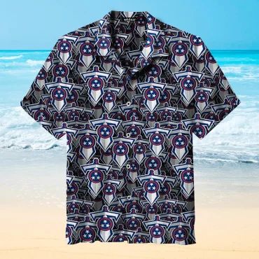 Tennessee Titans Bold Blade Hawaiian - Adult & Kids T-Shirts, Sweatshirts & Hoodies apparel design preview 1