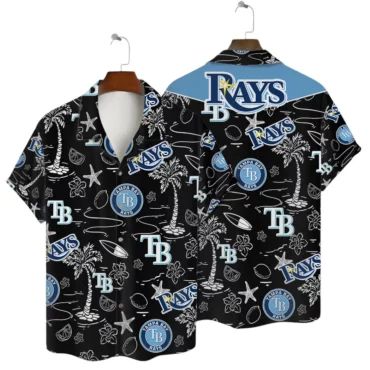 Tampa Bay Rays Midnight Tropics Hawaiian - Adult & Kids T-Shirts, Sweatshirts & Hoodies apparel design preview 1