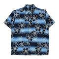 Extreme Gear Floral Hawaiian Medium Blue Polyester - Adult & Kids T-Shirts, Sweatshirts & Hoodies apparel design preview 1