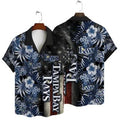 Tampa Bay Rays Stars Stripes Hawaiian - Adult & Kids T-Shirts, Sweatshirts & Hoodies apparel design preview 1