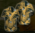 Green Bay Packers Hawaiian Palm Blaze Design 144833 - Adult & Kids T-Shirts, Sweatshirts & Hoodies apparel design preview 1