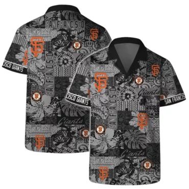 San Francisco Giants Patchwork Heritage Hawaiian - Adult & Kids T-Shirts, Sweatshirts & Hoodies apparel design preview 1
