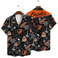 Baltimore Orioles Island Icons Hawaiian - Adult & Kids T-Shirts, Sweatshirts & Hoodies apparel design preview 1