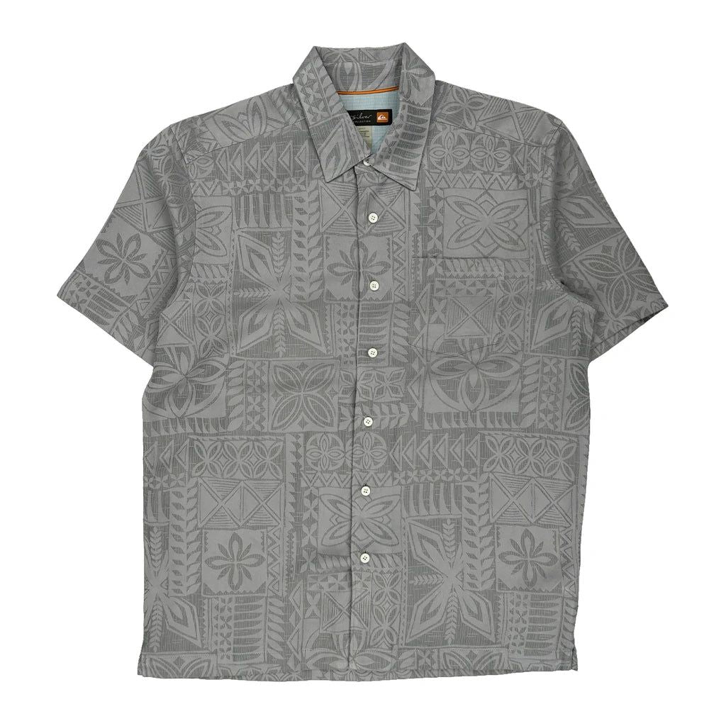 Waterman Collection Quiksilver Hawaiian Small Grey - Adult & Kids T-Shirts, Sweatshirts & Hoodies apparel design preview 1