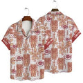 Cincinnati Reds Tiki Heritage Hawaiian - Adult & Kids T-Shirts, Sweatshirts & Hoodies apparel design preview 1