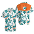 Miami Dolphins Hawaiian Tropical Icon 332730 - Adult & Kids T-Shirts, Sweatshirts & Hoodies apparel design preview 1