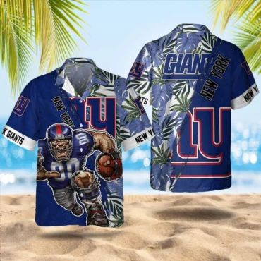 New York Giants Jungle Rush Hawaiian - Adult & Kids T-Shirts, Sweatshirts & Hoodies apparel design preview 1