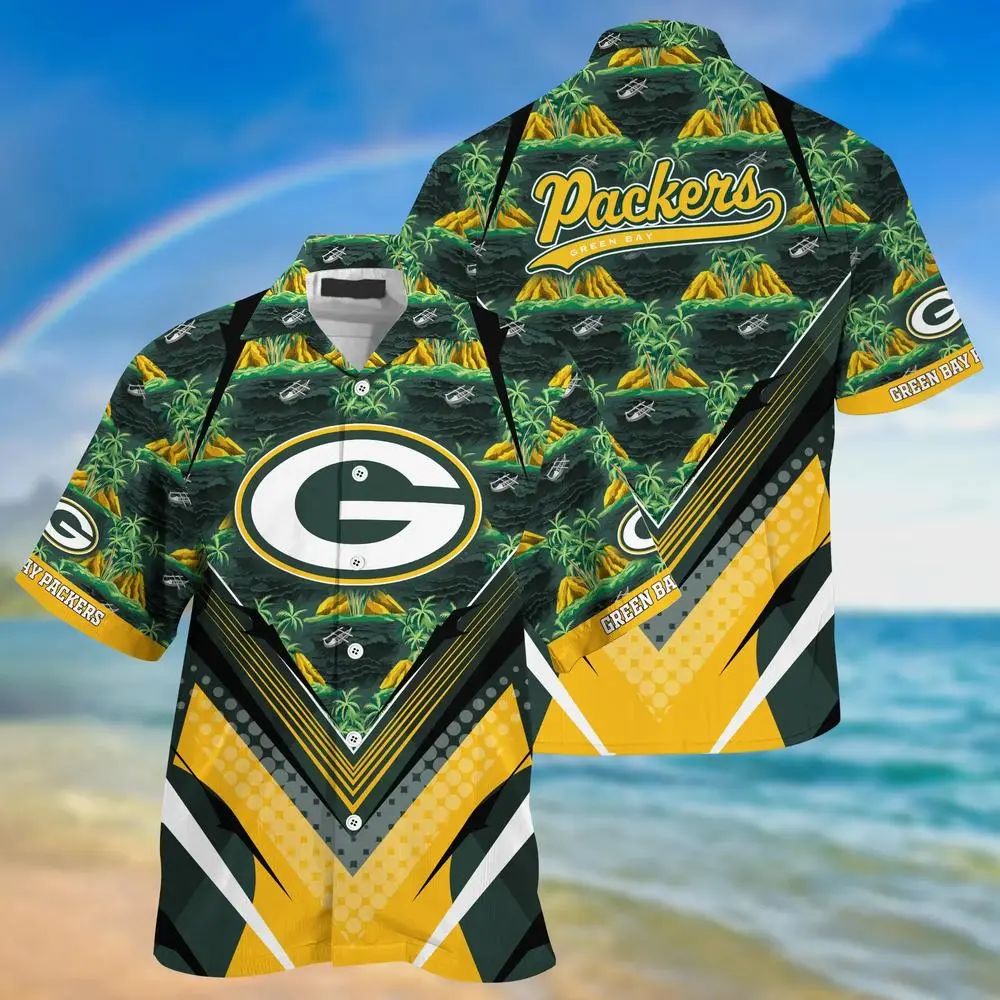 Green Bay Packers Hawaiian Island Strength Design by - Adult & Kids T-Shirts, Sweatshirts & Hoodies apparel design preview 1