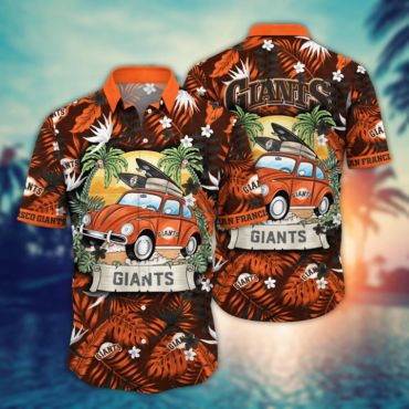 San Francisco Giants Surf Beetle Hawaiian - Adult & Kids T-Shirts, Sweatshirts & Hoodies apparel design preview 1