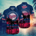 Minnesota Twins Tropical Sunset Hawaiian - Adult & Kids T-Shirts, Sweatshirts & Hoodies apparel design preview 1