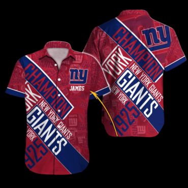 Personalized New York Giants Champion Spirit Hawaiian - Adult & Kids T-Shirts, Sweatshirts & Hoodies apparel design preview 1