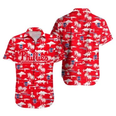 Philadelphia Phillies Coastal Breeze Hawaiian - Adult & Kids T-Shirts, Sweatshirts & Hoodies apparel design preview 1