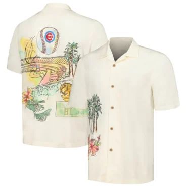 Chicago Cubs Field of Dreams Retro Hawaiian - Adult & Kids T-Shirts, Sweatshirts & Hoodies apparel design preview 1