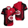 Cincinnati Reds Bold Streak Hawaiian - Adult & Kids T-Shirts, Sweatshirts & Hoodies apparel design preview 1