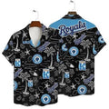 Kansas City Royals Summer Tropics Hawaiian - Adult & Kids T-Shirts, Sweatshirts & Hoodies apparel design preview 1