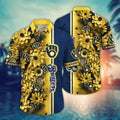 Milwaukee Brewers Golden Blossom Hawaiian - Adult & Kids T-Shirts, Sweatshirts & Hoodies apparel design preview 1