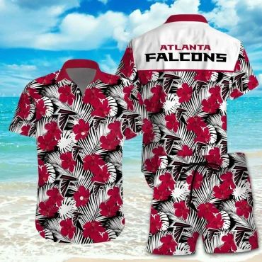 Atlanta Falcons Tropical Paradise Hawaiian - Adult & Kids T-Shirts, Sweatshirts & Hoodies apparel design preview 1