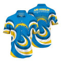 Los Angeles Chargers Wave Surge Hawaiian - Adult & Kids T-Shirts, Sweatshirts & Hoodies apparel design preview 1