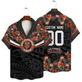 San Francisco Giants Tribal Floral Custom Hawaiian - Adult & Kids T-Shirts, Sweatshirts & Hoodies apparel design preview 1