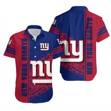 New York Giants Bold Streak Hawaiian - Adult & Kids T-Shirts, Sweatshirts & Hoodies apparel design preview 1
