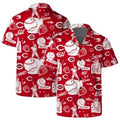 Cincinnati Reds Baseball Sketch Hawaiian - Adult & Kids T-Shirts, Sweatshirts & Hoodies apparel design preview 1