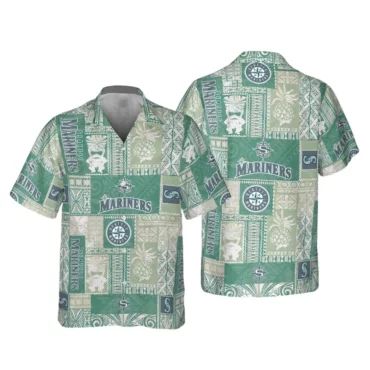 Seattle Mariners Tropical Escape Hawaiian - Adult & Kids T-Shirts, Sweatshirts & Hoodies apparel design preview 1