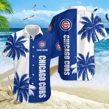Chicago Cubs Palm Paradise Hawaiian - Adult & Kids T-Shirts, Sweatshirts & Hoodies apparel design preview 1