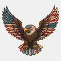 Patriotic Soaring Eagle - Adult & Kids T-Shirts, Sweatshirts & Hoodies apparel design preview 1