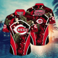 Cincinnati Reds Jungle Tropics Hawaiian - Adult & Kids T-Shirts, Sweatshirts & Hoodies apparel design preview 1