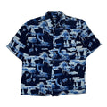Puritan Hawaiian Large Blue Viscose - Adult & Kids T-Shirts, Sweatshirts & Hoodies apparel design preview 1