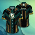 Oakland Athletics Geometric Chevron Hawaiian - Adult & Kids T-Shirts, Sweatshirts & Hoodies apparel design preview 1