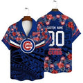 Chicago Cubs Custom Island Pride Floral Hawaiian - Adult & Kids T-Shirts, Sweatshirts & Hoodies apparel design preview 1