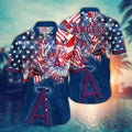 Los Angeles Angels Patriotic Fireworks Hawaiian - Adult & Kids T-Shirts, Sweatshirts & Hoodies apparel design preview 1