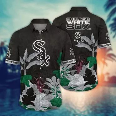 Chicago White Sox Beachside Bliss Hawaiian - Adult & Kids T-Shirts, Sweatshirts & Hoodies apparel design preview 1