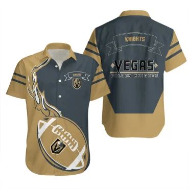 Vegas Golden Knights Gridiron Glory Hawaiian - Adult & Kids T-Shirts, Sweatshirts & Hoodies apparel design preview 1