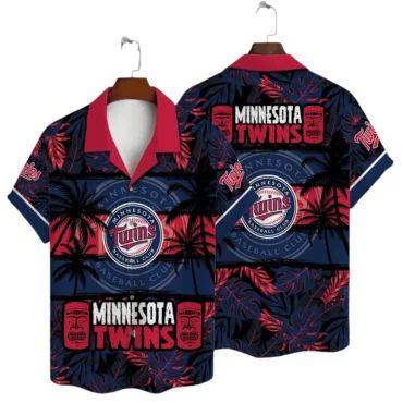Minnesota Twins Paradise Print Hawaiian - Adult & Kids T-Shirts, Sweatshirts & Hoodies apparel design preview 1