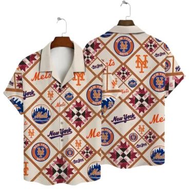 New York Mets Tropical All-Star Hawaiian - Adult & Kids T-Shirts, Sweatshirts & Hoodies apparel design preview 1