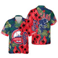Chicago Cubs Tropical Palms Split Hawaiian - Adult & Kids T-Shirts, Sweatshirts & Hoodies apparel design preview 1